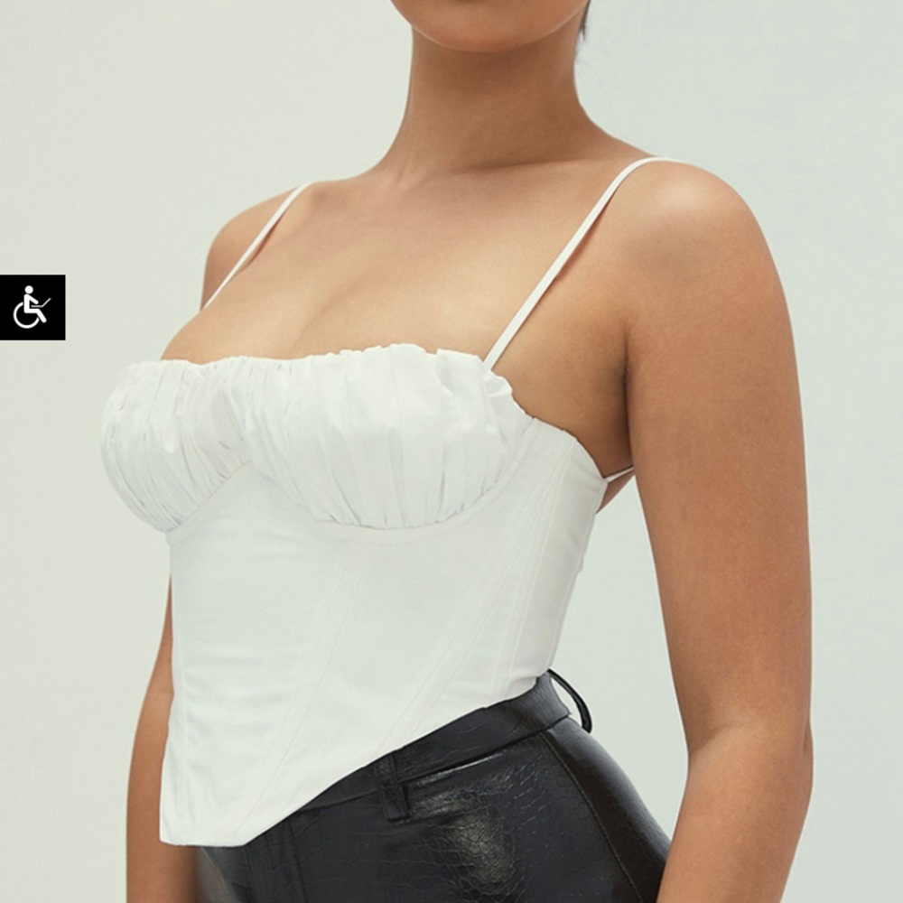 Mistress rocks/houseofcb “Follie” corset top S